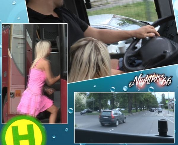 DREIST ! Öffentlicher Bus ! FAHRER verführt !