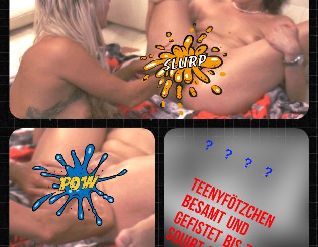 Teenymuschi -Sperma-Fist mit nassem Squirt !
